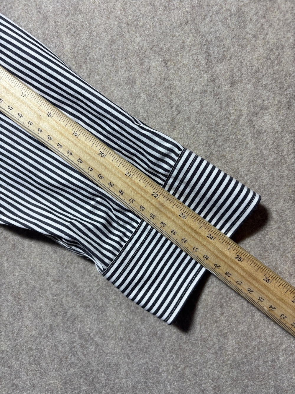 Lauren Ralph Lauren Button Up Shirt Womens sz Large Striped Non Iron (2) - Picture 5 of 7